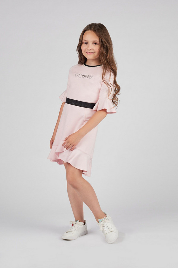 Платье Choupette, размер 36-140, цвет розовый - фото 2