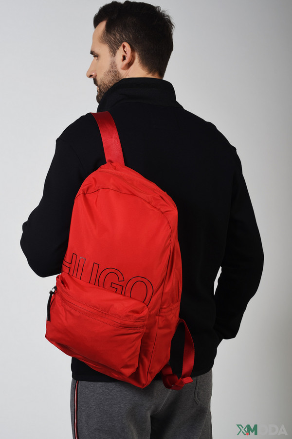 Рюкзак Hugo красного цвета