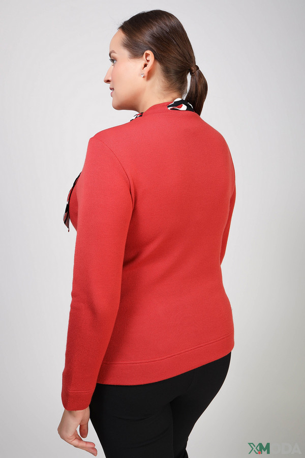 Пуловер Frank Walder, размер 48, цвет красный - фото 2