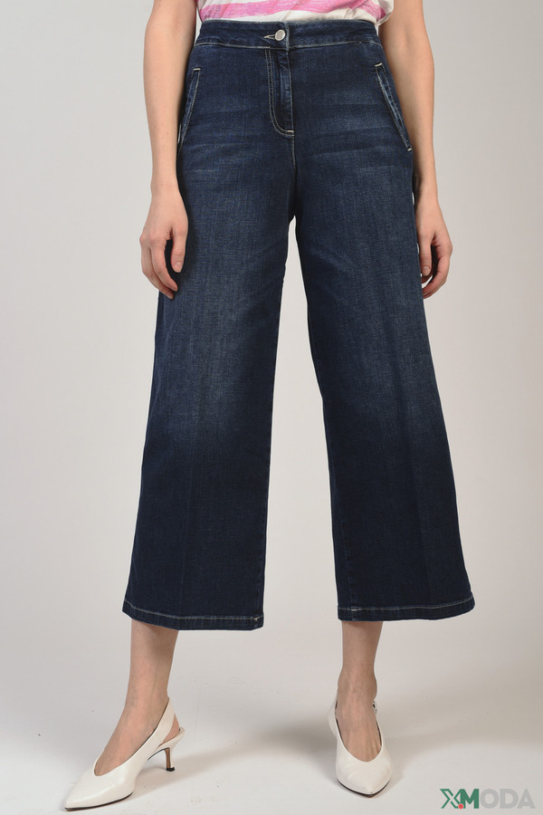 Модные джинсы Penny Black Grey, размер 48, цвет синий - фото 3