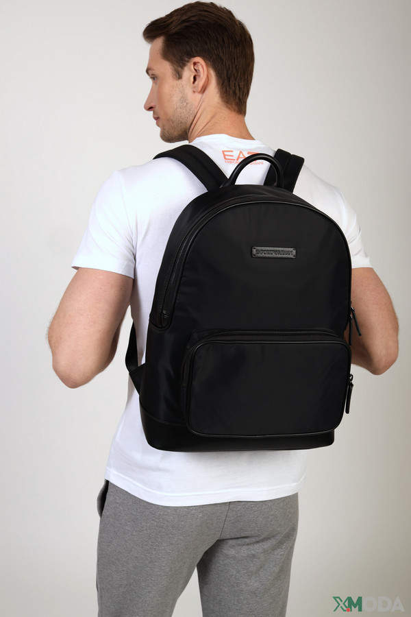 Рюкзак Emporio Armani, размер OS, цвет чёрный