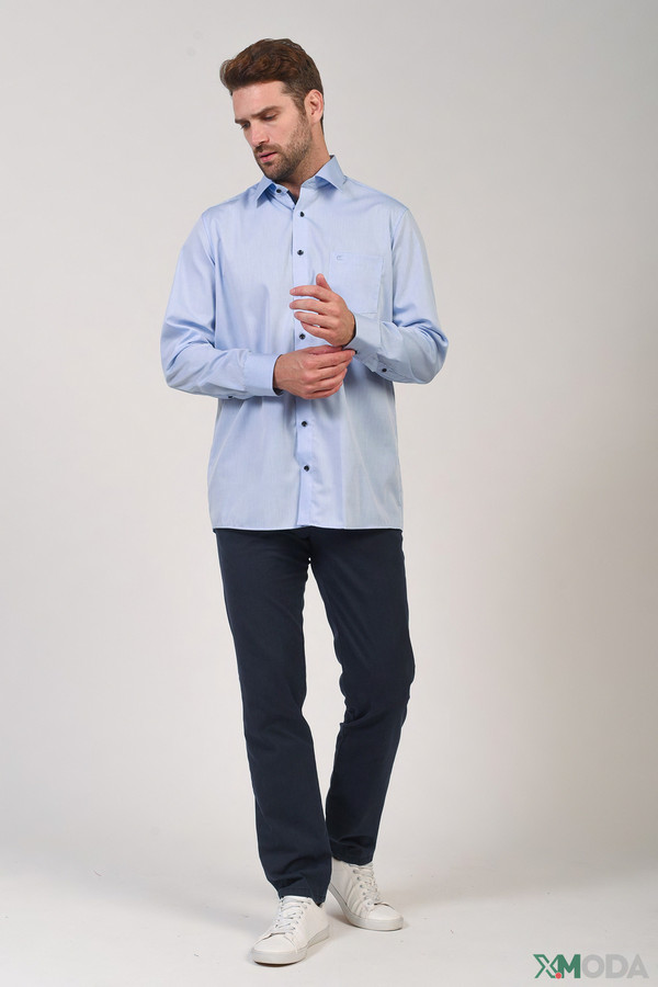 Рубашка с длинным рукавом Casa Moda, размер ворот 41, плечи 50 - фото 2