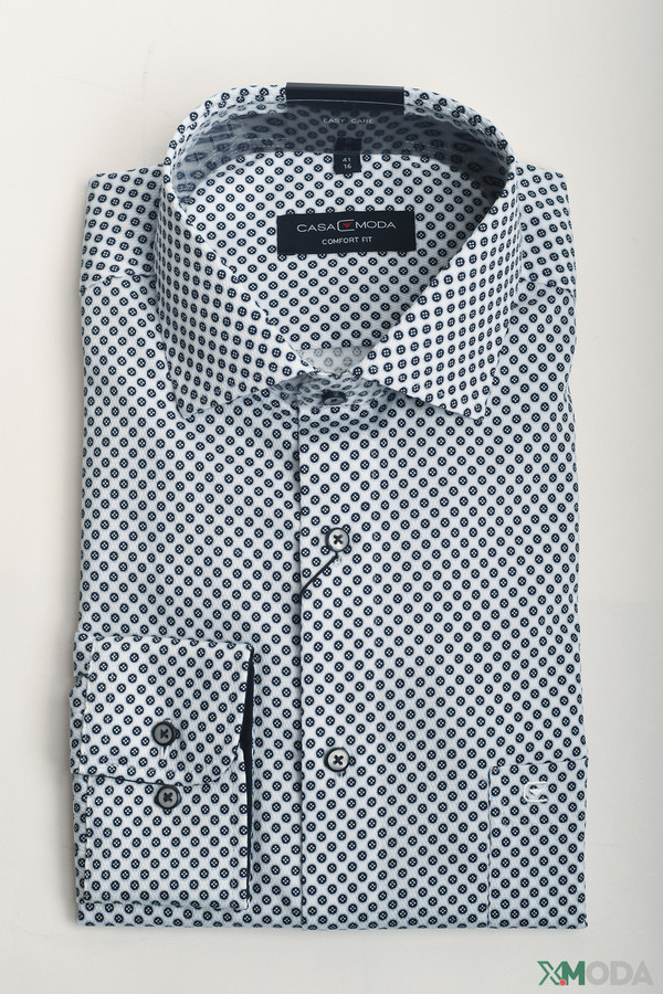 Рубашка с длинным рукавом Casa Moda, размер ворот 42, плечи 52 - фото 5