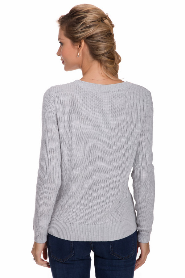 Пуловер Tom Tailor, размер 44-46, цвет серый - фото 2