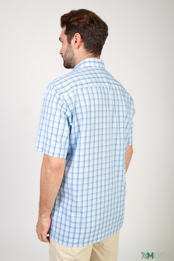 Мужские рубашки с коротким рукавом Olymp, размер ворот 42, плечи 52 - фото 3