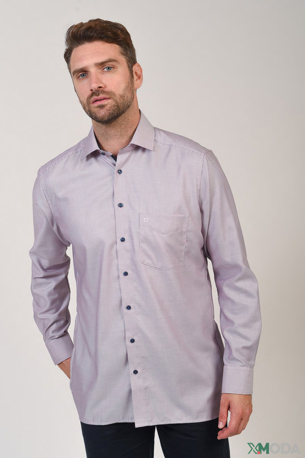 Рубашка с длинным рукавом Olymp, размер ворот 45, плечи 58 - фото 1