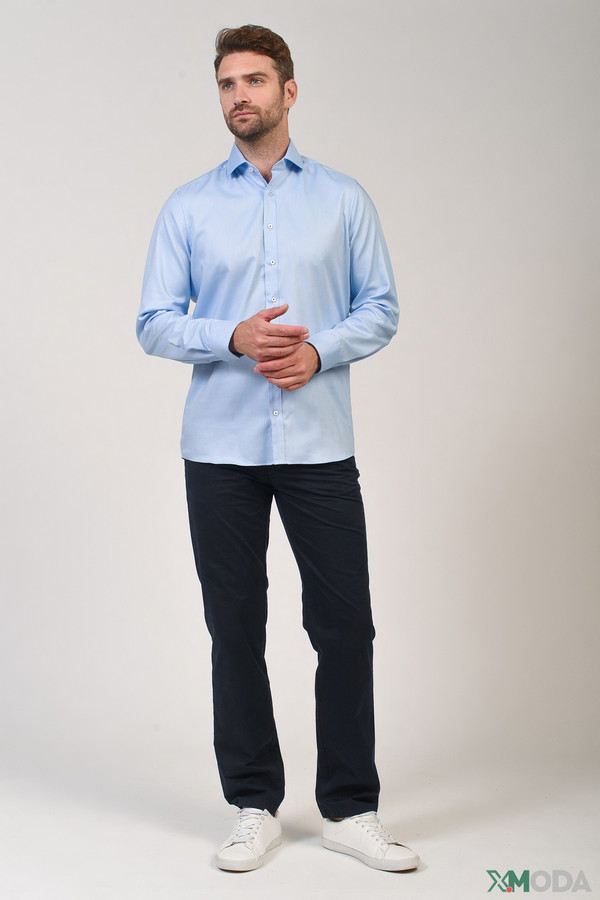 Рубашка с длинным рукавом Olymp, размер ворот 40, плечи 48 - фото 2