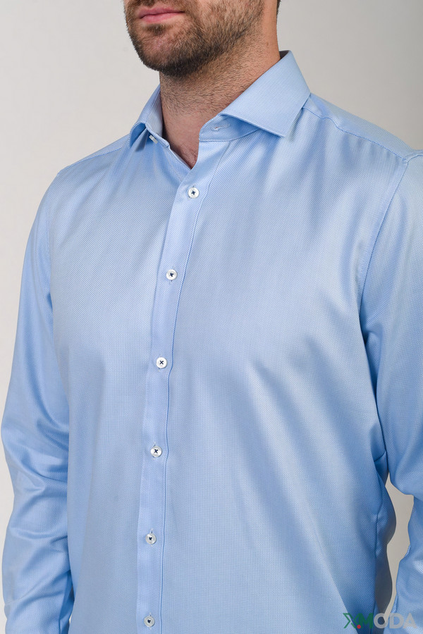 Рубашка с длинным рукавом Olymp, размер ворот 40, плечи 48 - фото 4