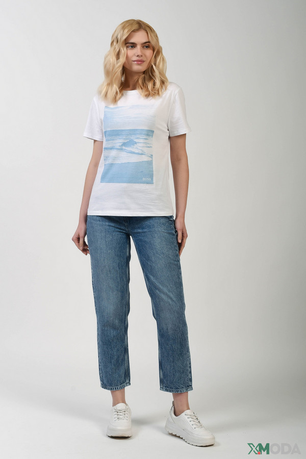 Модные джинсы Guess, размер 44(L32), цвет синий - фото 2