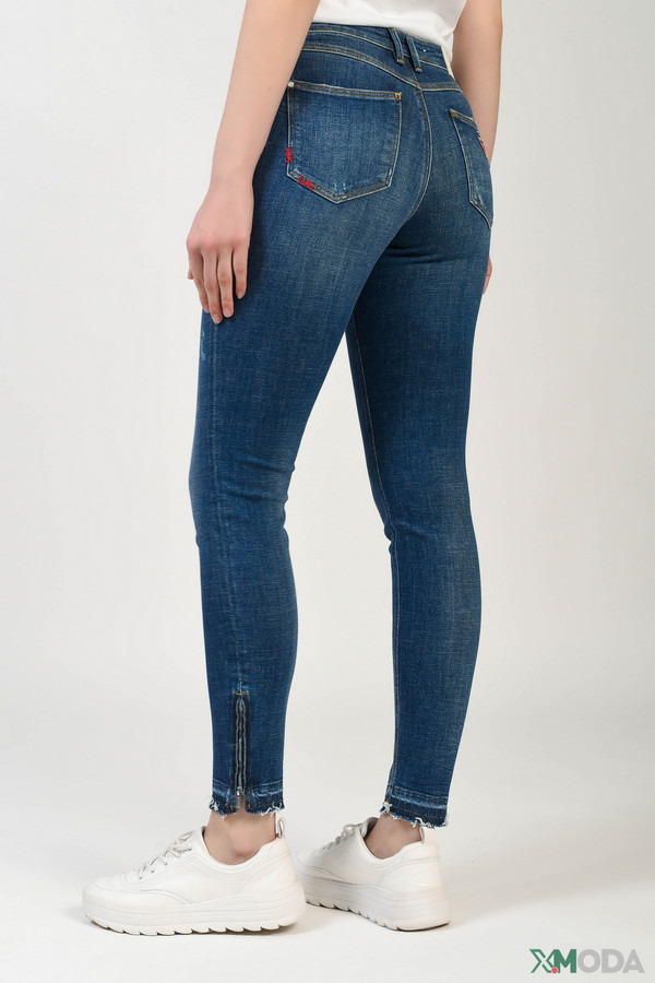 Модные джинсы Guess, размер 44-46(L32), цвет синий - фото 4