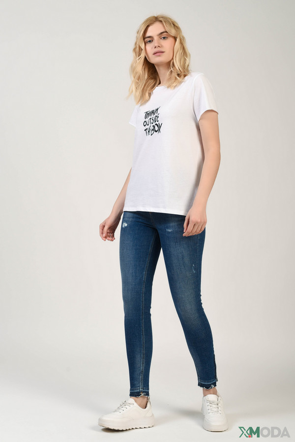 Модные джинсы Guess, размер 44-46(L32), цвет синий - фото 3