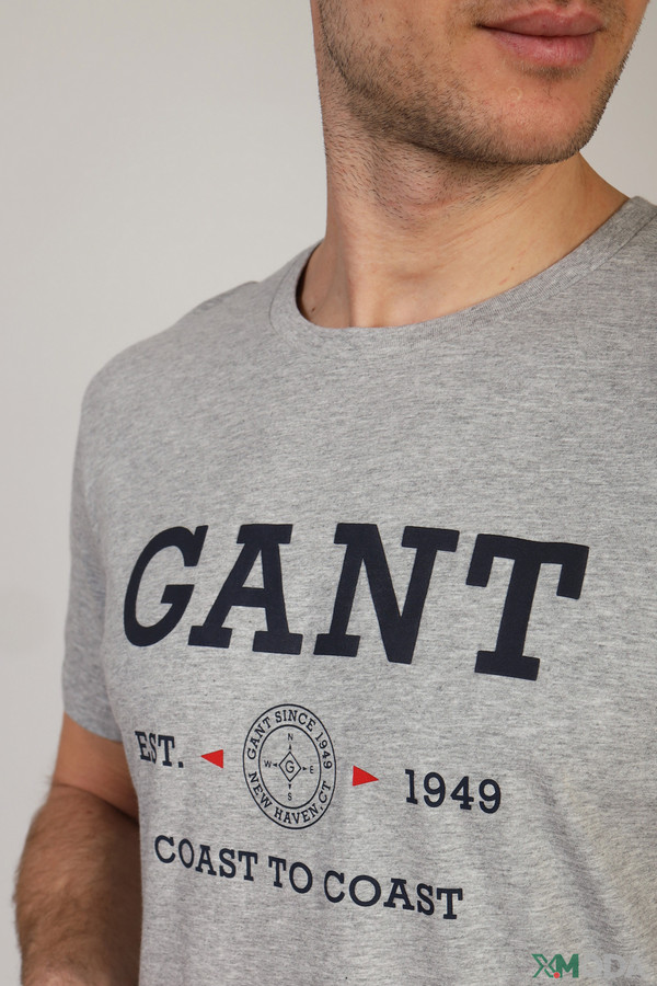 Футболкa Gant, размер 48 - фото 4