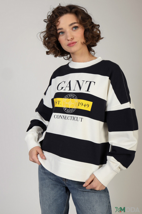 Джемпер Gant, размер 44-46, цвет разноцветный - фото 1