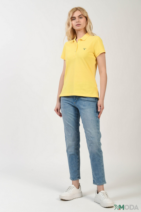 Блузa Gant, размер 40-42, цвет жёлтый - фото 2
