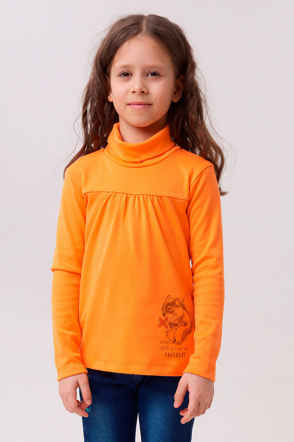 Джемпер КотМарКот, размер 122, цвет оранжевый