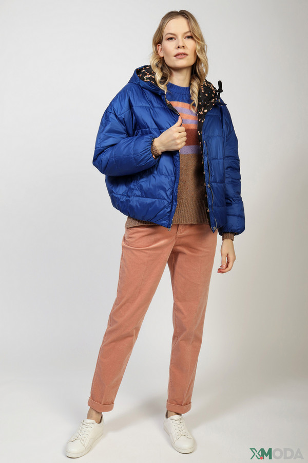 Куртка Oui, размер 44, цвет синий - фото 7