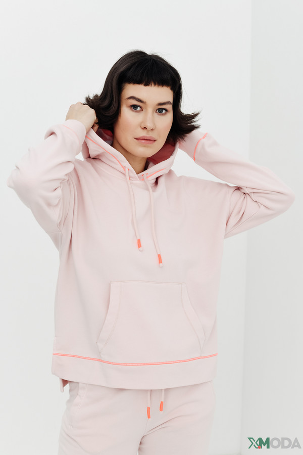 Пуловер Oui, размер 46, цвет розовый - фото 1