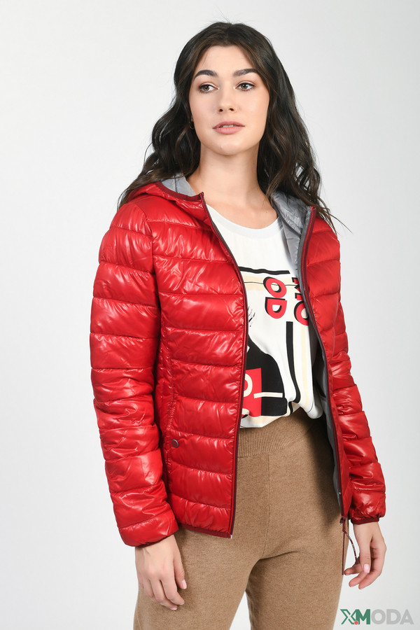 Куртка QS, размер 48-50, цвет красный - фото 1