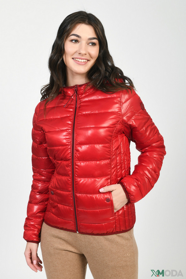 Куртка QS, размер 36-38, цвет красный - фото 2