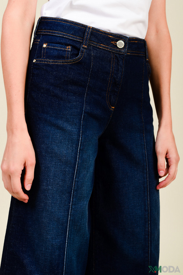 Модные джинсы Penny Black Grey, размер 44, цвет синий - фото 4