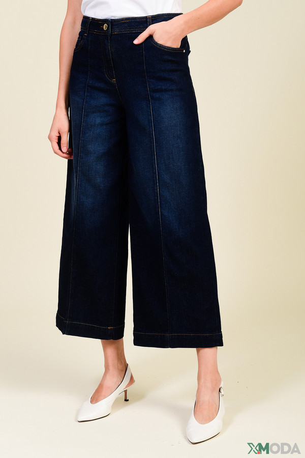 Модные джинсы Penny Black Grey, размер 44, цвет синий - фото 1