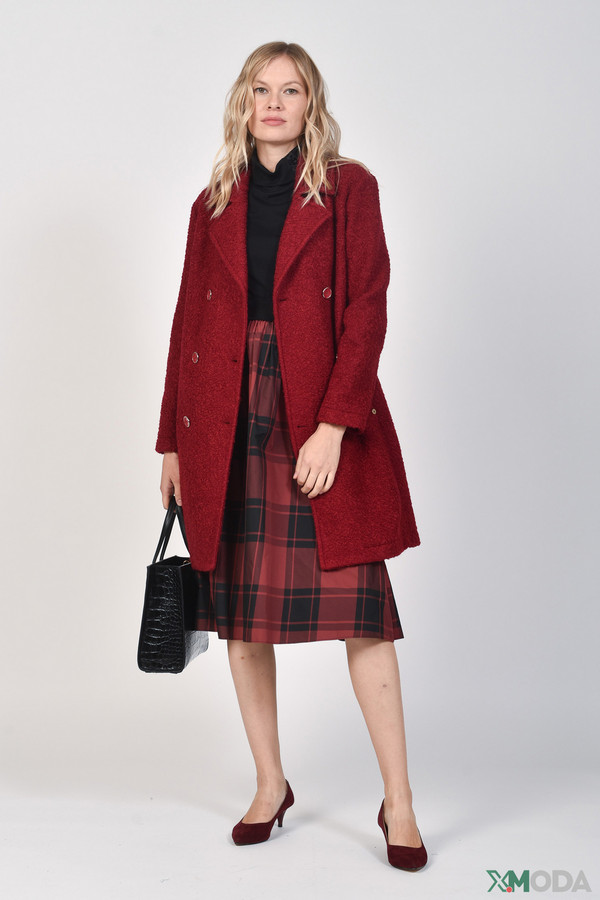 Пальто Penny Black Grey, размер 42, цвет красный - фото 4