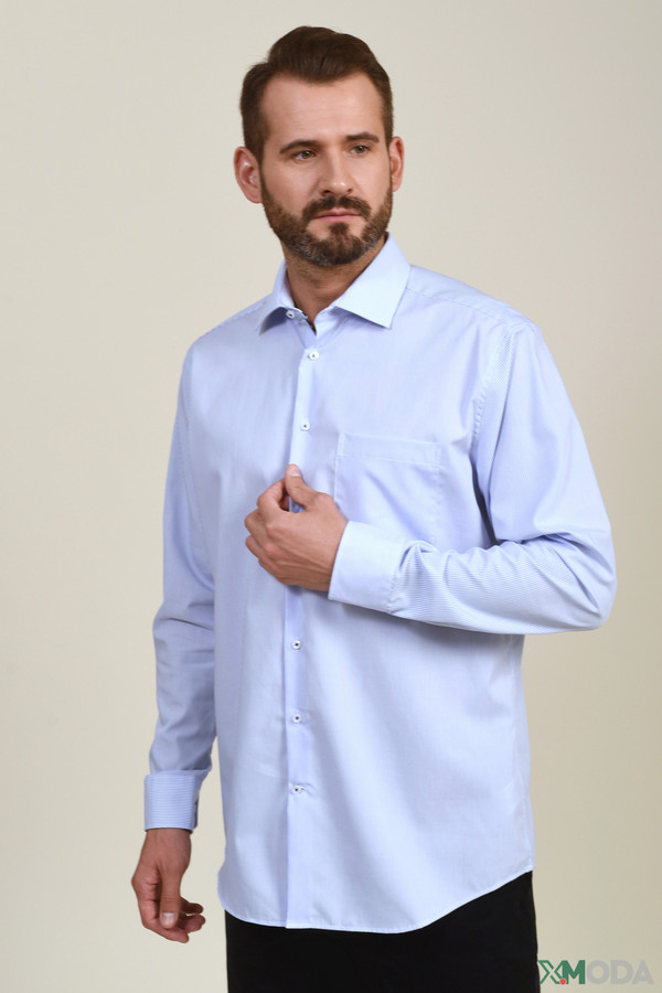 Рубашка с длинным рукавом Seidensticker, размер ворот 41, плечи 50 - фото 1