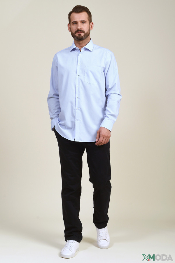 Рубашка с длинным рукавом Seidensticker, размер ворот 42, плечи 52 - фото 2