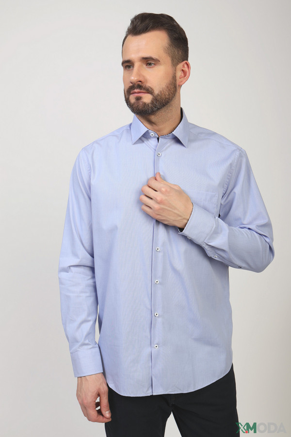 Рубашка с длинным рукавом Seidensticker, размер ворот 40, плечи 48 - фото 1