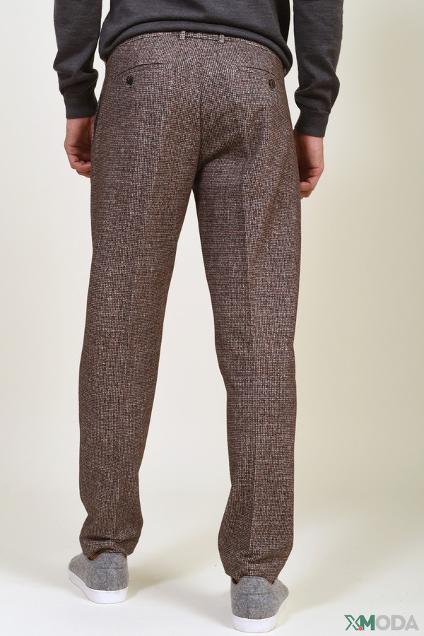 Классические брюки Circolo 1901, размер 54, цвет коричневый - фото 3