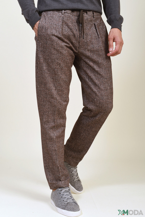 Классические брюки Circolo 1901, размер 54, цвет коричневый