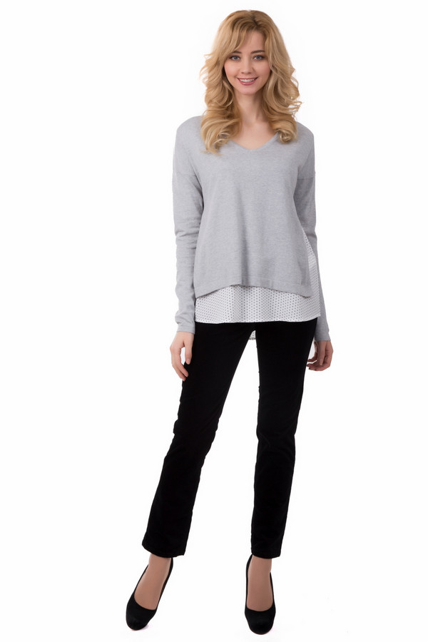 Пуловер s.Oliver, размер 44, цвет серый - фото 3