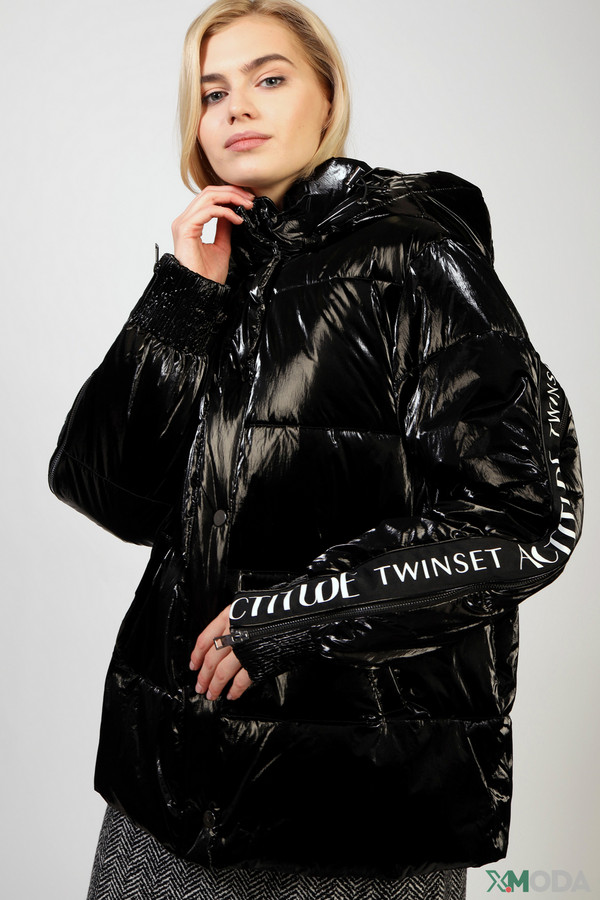 Куртка Twin Set, размер 40-42, цвет чёрный - фото 2