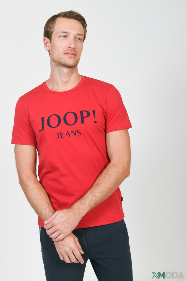 Футболкa Joop!, размер 50-52, цвет красный - фото 1
