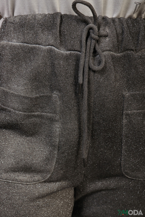 Брюки Manila Grace, размер 40-42, цвет серый - фото 4