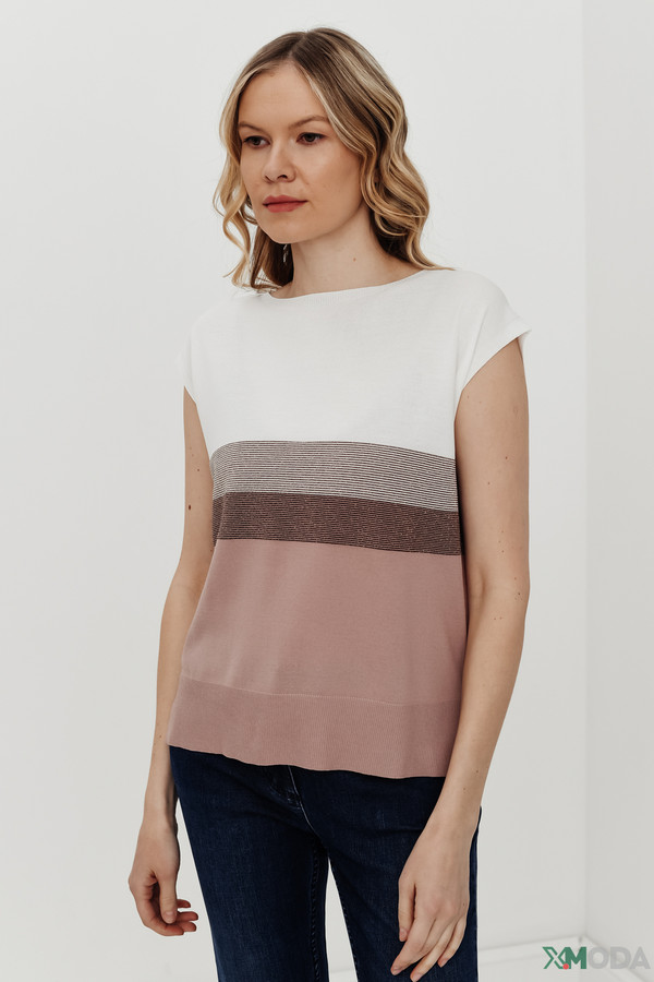 Пуловер Pezzo, размер 46, цвет разноцветный - фото 1