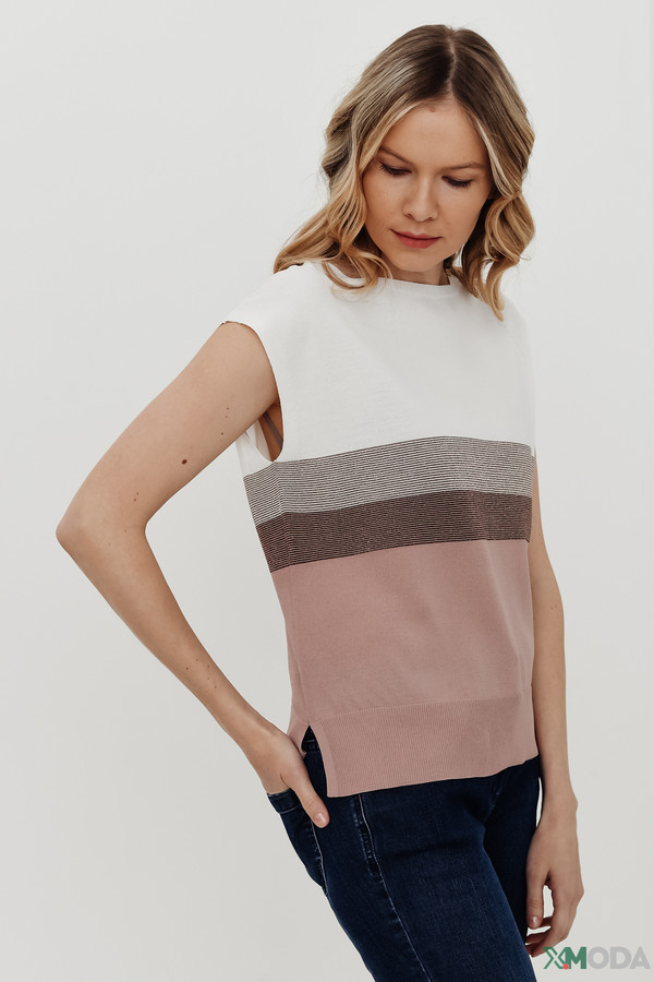 Пуловер Pezzo, размер 46, цвет разноцветный - фото 4
