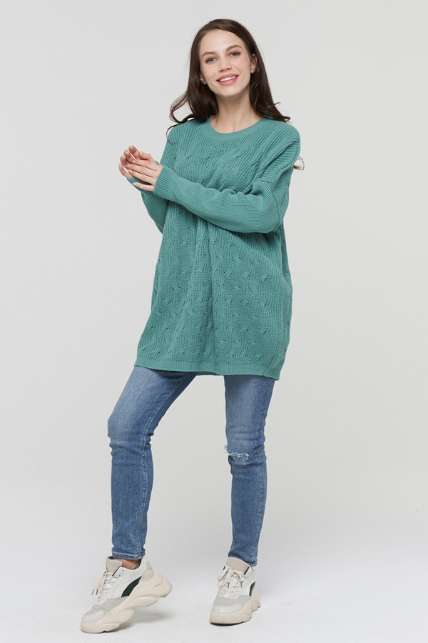 Пуловер VAY, размер 52, цвет зелёный - фото 2