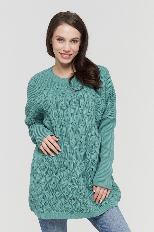 Пуловер VAY цвет зелёный