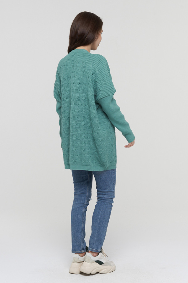 Пуловер VAY, размер 52, цвет зелёный - фото 3