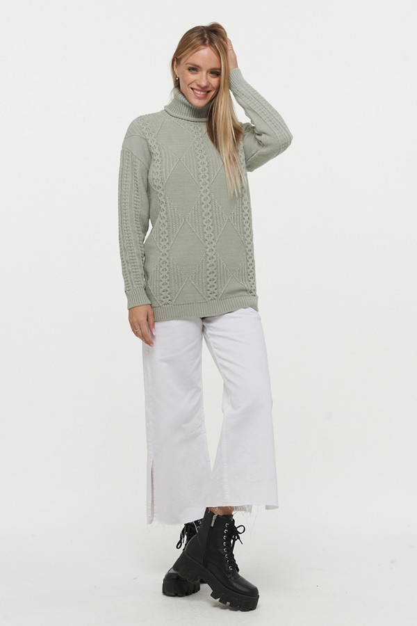 Пуловер VAY, размер 44, цвет серый - фото 2