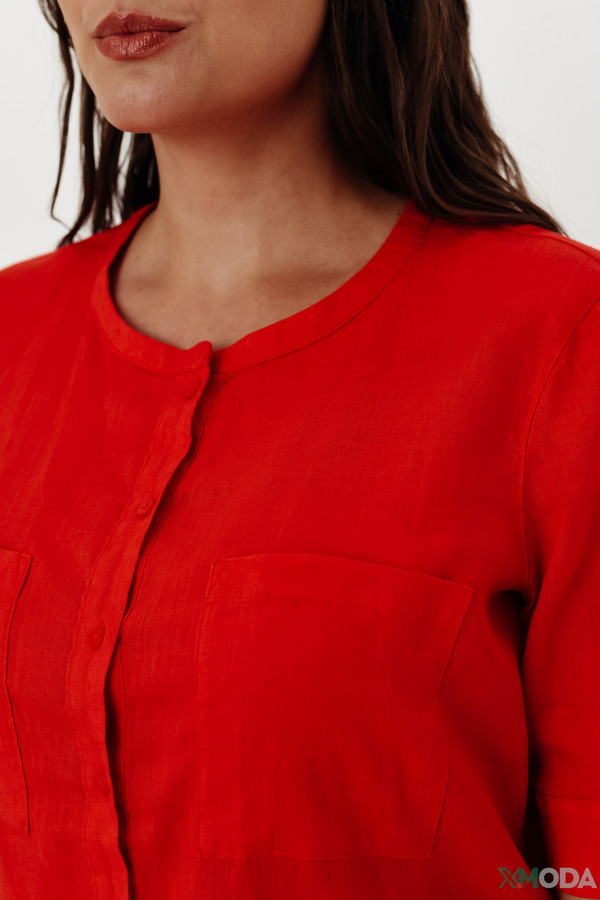 Блузa Gerry Weber, размер 48, цвет красный - фото 5