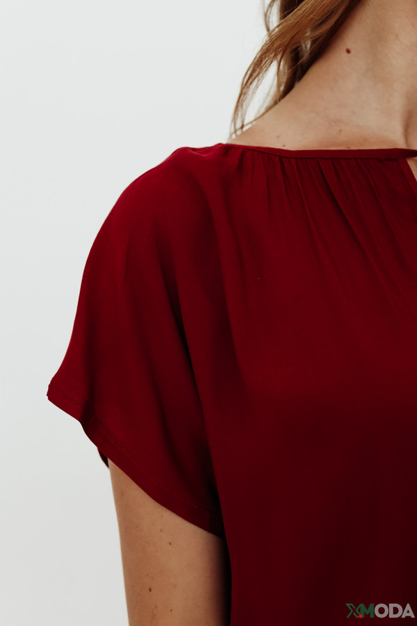 Блузa Gerry Weber, размер 42, цвет бордовый - фото 7