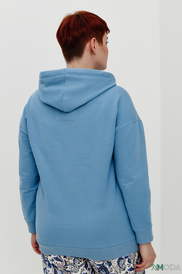 Пуловер Via Appia, размер 42, цвет синий - фото 5