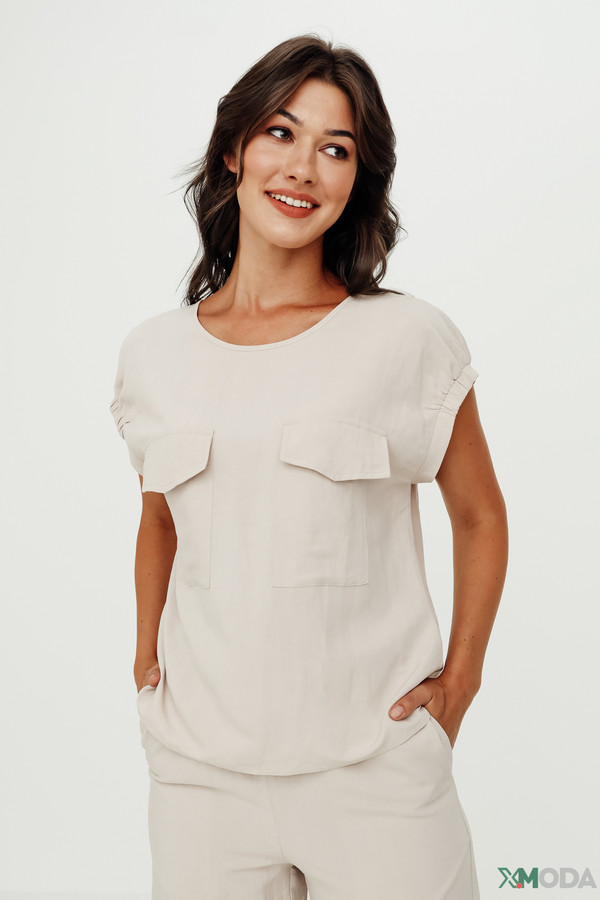 Блузa UNQ, размер 44, цвет серый - фото 3