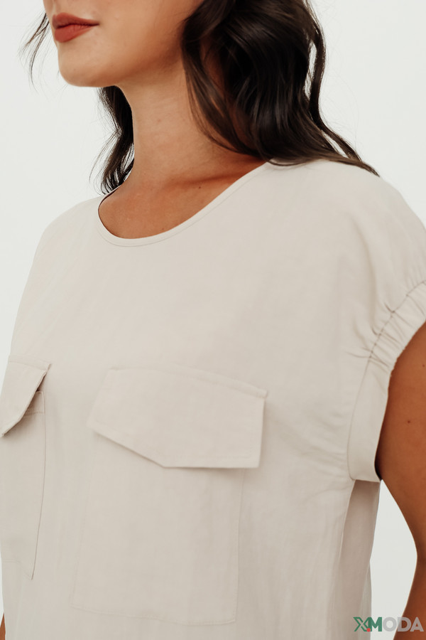 Блузa UNQ, размер 44, цвет серый - фото 5