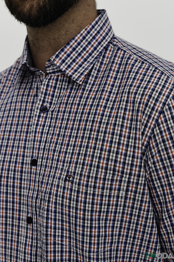Мужские рубашки с коротким рукавом Casa Moda, размер 58-60, цвет разноцветный - фото 5