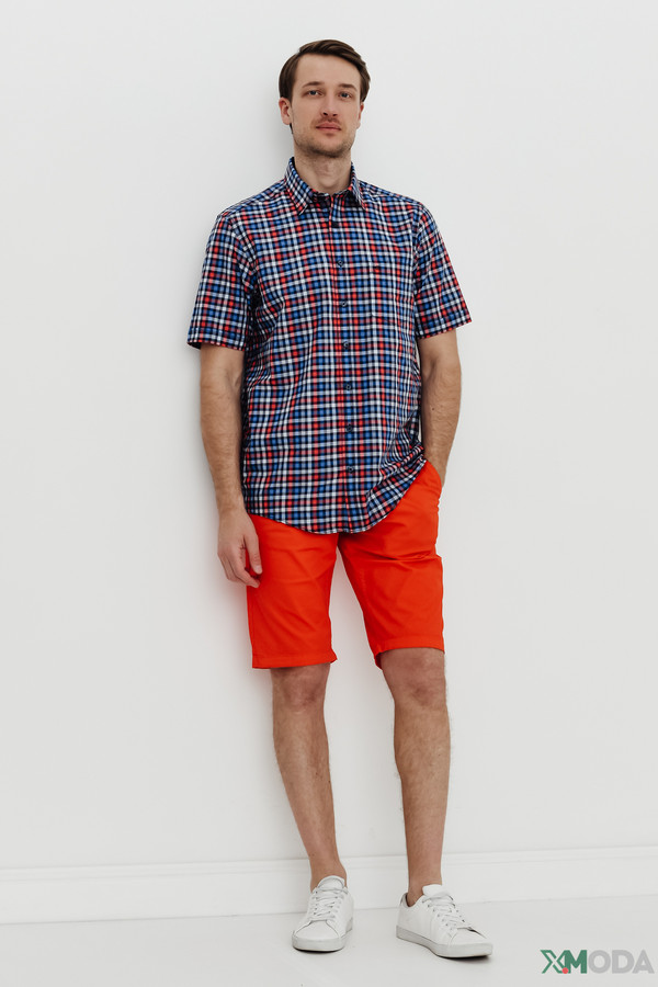 Мужские рубашки с коротким рукавом Casa Moda, размер 50-52, цвет разноцветный - фото 2