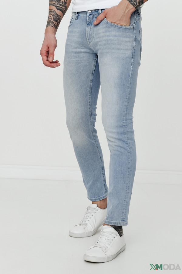 Модные джинсы Tom Tailor, размер 52, цвет голубой - фото 3