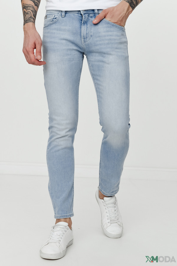 Модные джинсы Tom Tailor голубого цвета